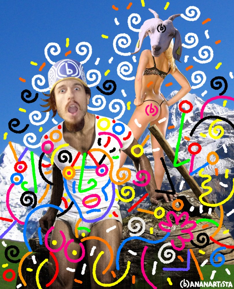 (b)ananartista sexy woodcutter