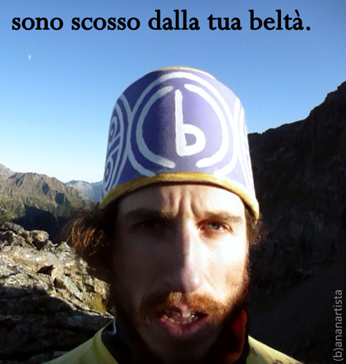 (b)ananartista orgasmo sbuff è scosso dalla tua beltà