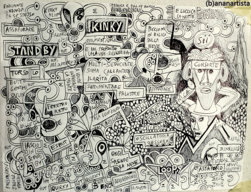 "IL MIO UNIVERSO"  - (b)ananartista orgasmo SBUFF - www.bananartista.com