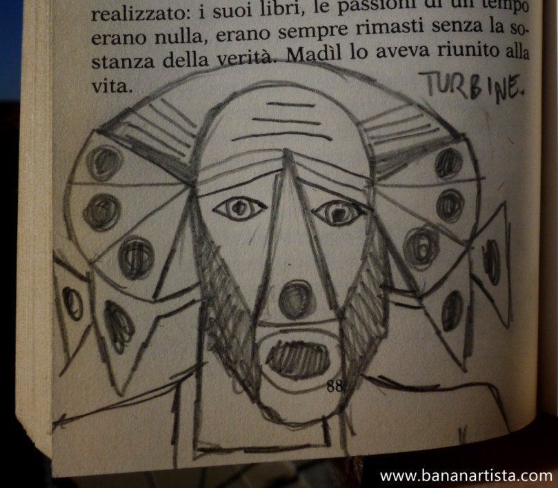 "Madìl lo aveva riunito alla vita" - pencil on Estasi - (b)ananartista orgasmo SBUFF 20013 - www.bananartista.com