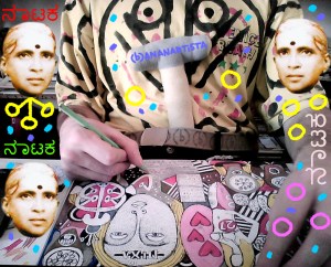 "WORKING AGAIN" - with Cinzio - www.bananartista.com