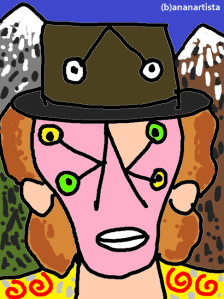 "ALPINISTA" - (b)ananartista orgasmo Sbuff - digital art