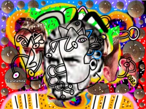 "Il mistero di Kippen Kur" - (b)ananartista orgasmo Sbuff - digital art