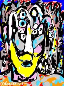 "Montagno" - (b)ananartista orgasmo Sbuff - digital art