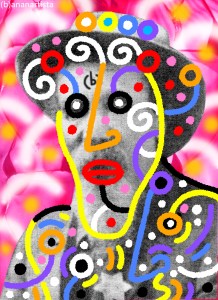 "THE SHERIFF" - (b)ananartista orgasmo Sbuff - digital art - www.bananartista.com