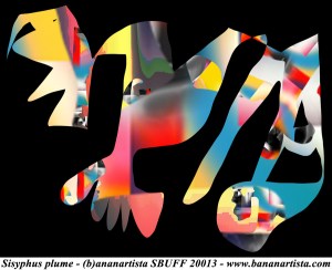 "Sisyphus Plume" - (b)ananartista orgasmo Sbuff - digital art
