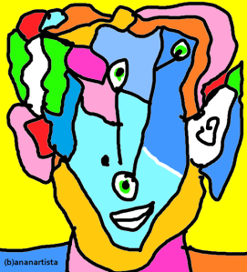 "TI OCCUPO LA CASA" - (b)ananartista orgasmo Sbuff - digital art - www.bananartista.com