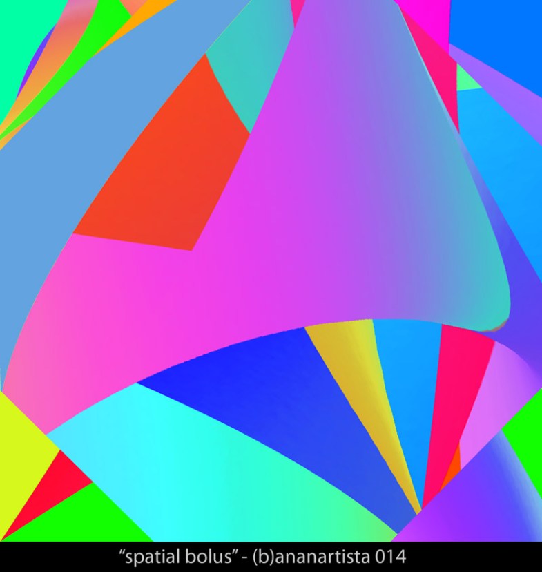 "spatial bolus" - (b)ananartista sbuff 2014