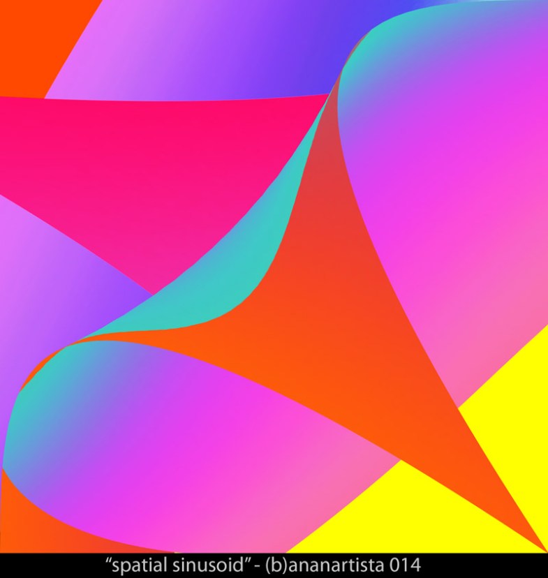 "spatial sinusoid" - (b)ananartista sbuff 2014