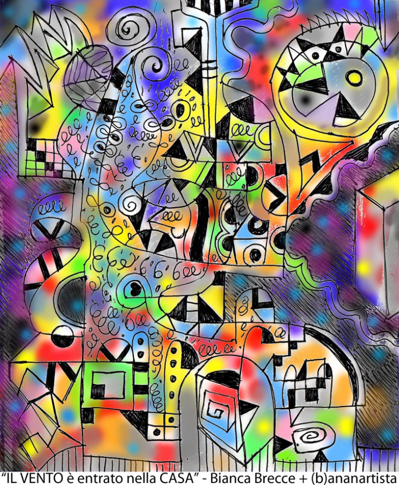 "il vento è entrato nella casa" - (b)ananartista e Bianca Brecce 2014