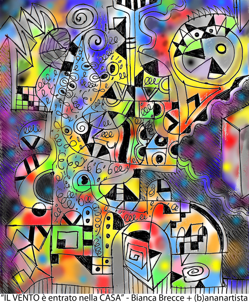 "il vento è entrato nella casa" - (b)ananartista e Bianca Brecce 2014