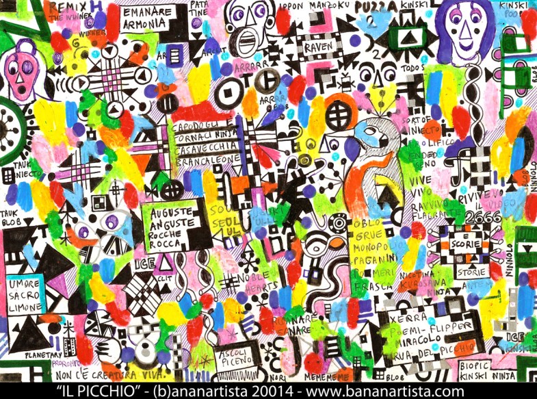 "il picchio" - (b)ananartista 20014 - www.bananartista.com