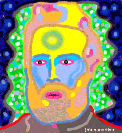 A digital art portrait of Herman Melville author of moby dick by (b)ananartista sbuff