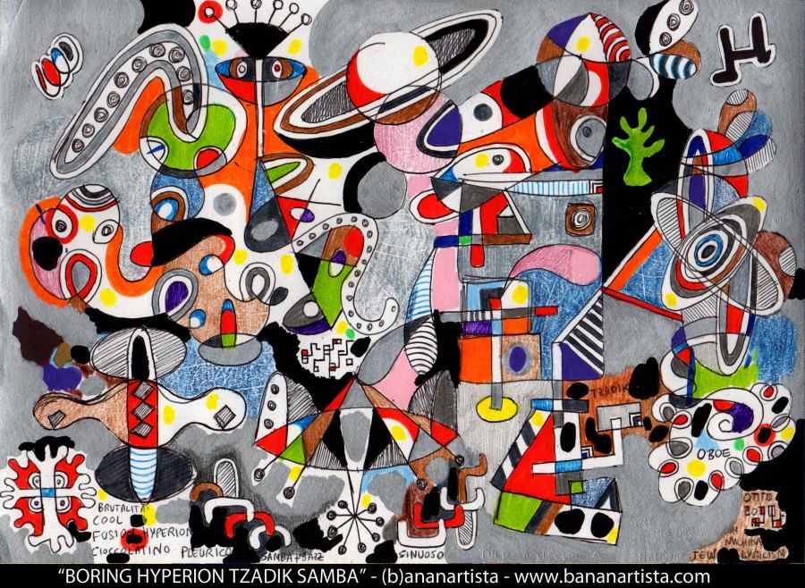 tzadik hyperion john zorn plagiarism abstract avant-garde experimental outsider art by (b)ananartista  sbuff