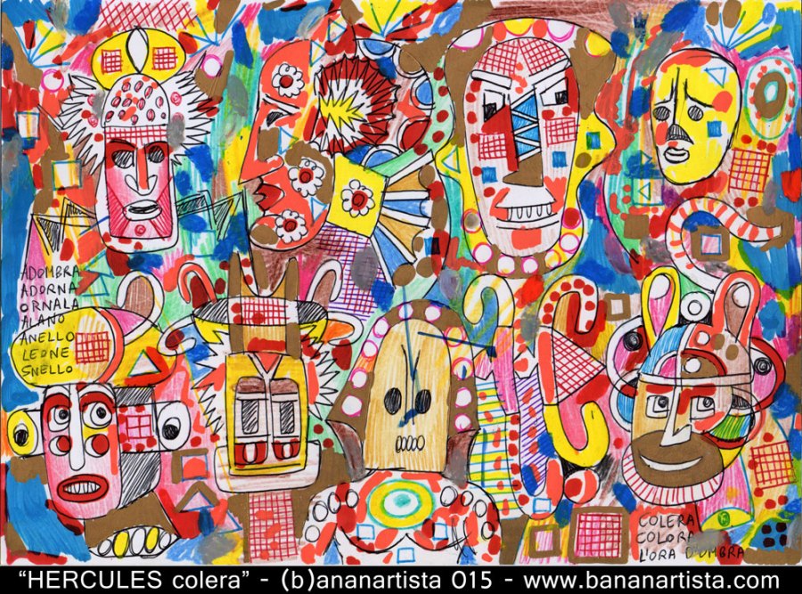 hercules horror africa avant-garde art by (b)ananartista sbuff