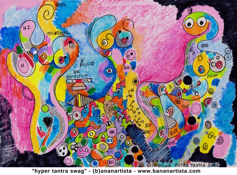 hyper tantra swag erotic color painting by (b)ananartista orgasmo sbuff