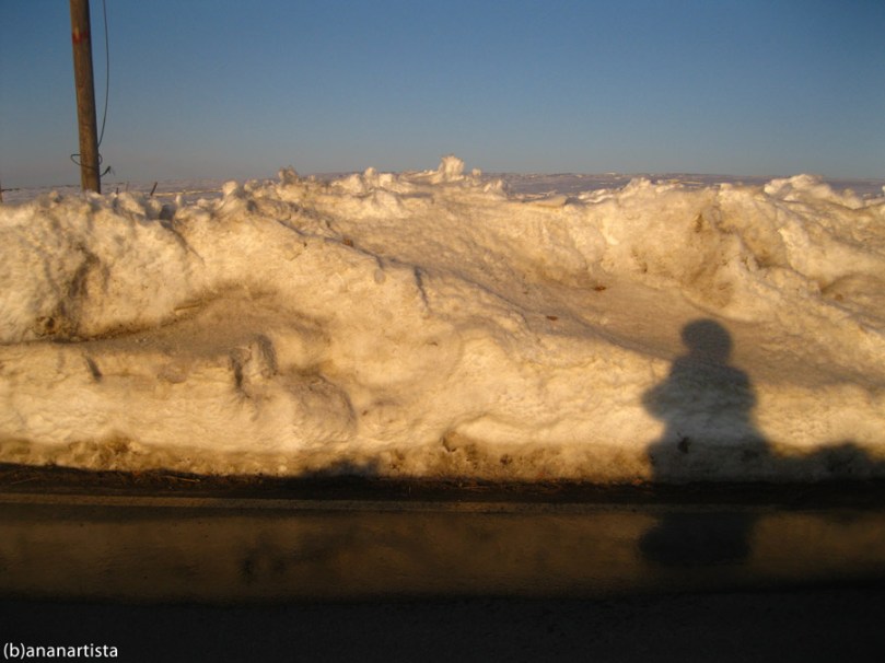 snow drawing, photography and artwork by (b)ananartista sbuff