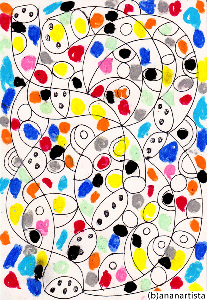 dipinto tecnica mista su carta di (b)ananartista orgasmo sbuff © 2015 all rights reserved