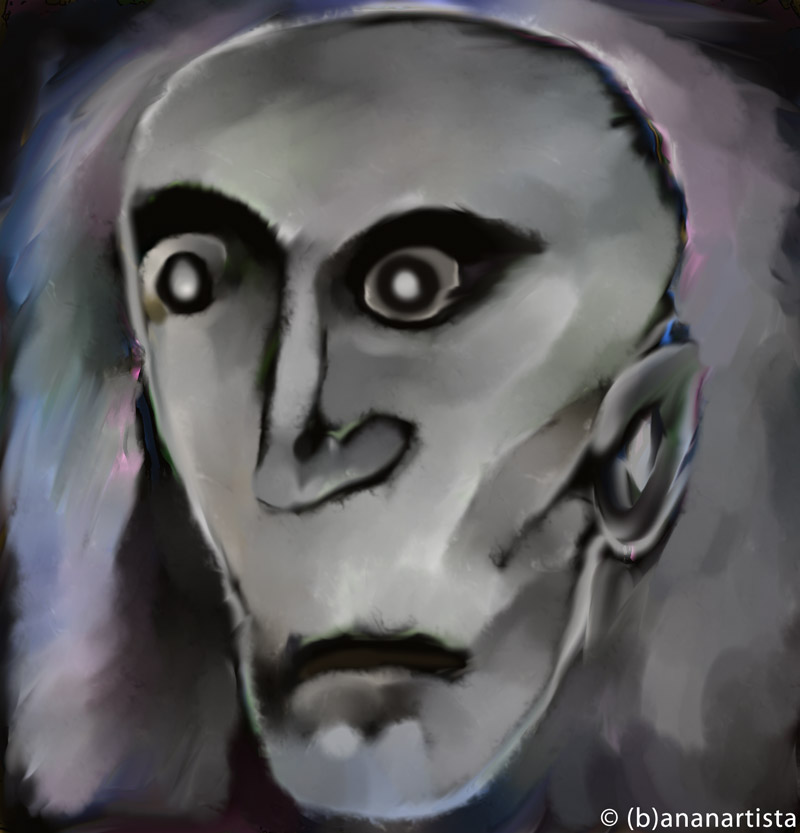 FRANZ LISZT DURING A CONCERT digital art by (b)ananartista sbuff © 2015 all rights reserved