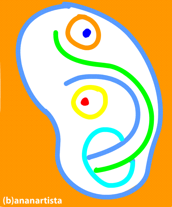 NASAL GHOST digital art by (b)ananartista sbuff © 2015 all rights reserved