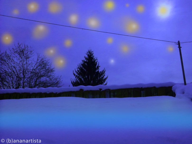 STARRY CLOUDS landscape digital photography by (b)ananartista sbuff © 2015 all rights reserved