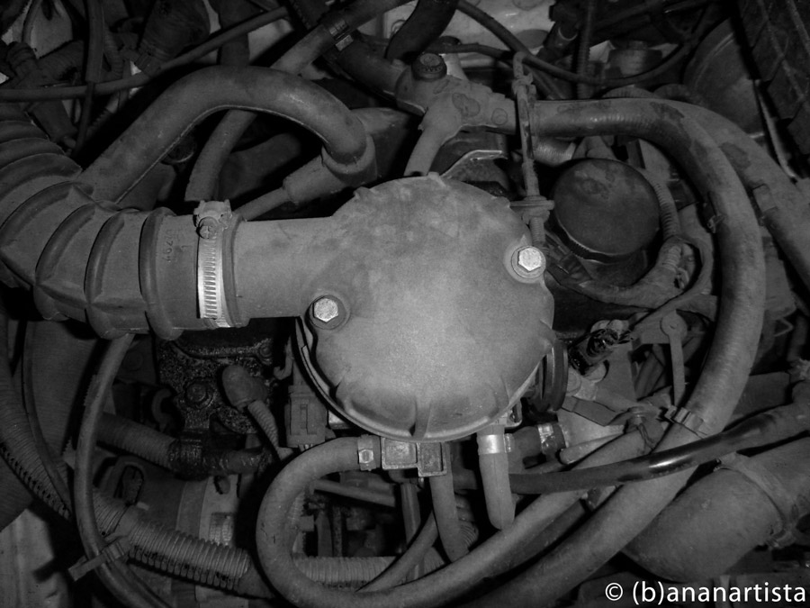 AN OLD ENGINE photography by (b)ananartista sbuff © 2015 all rights reserved