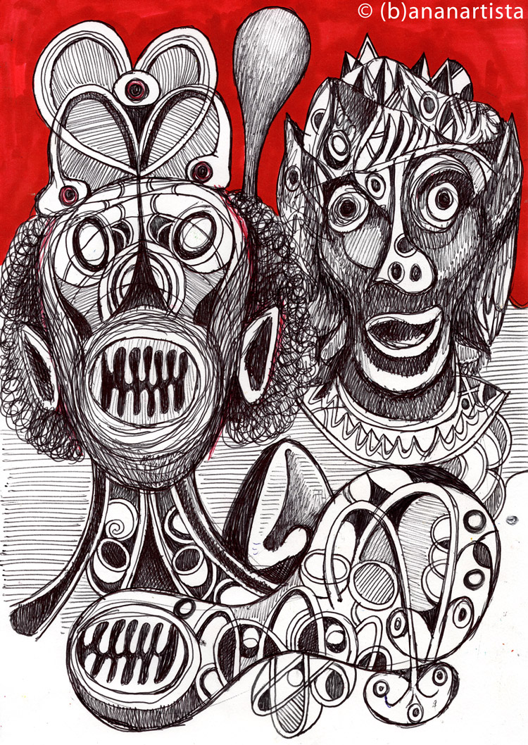 ROSEMARY'S BABY collage by (b)ananartista sbuff © 2015 all rights reserved