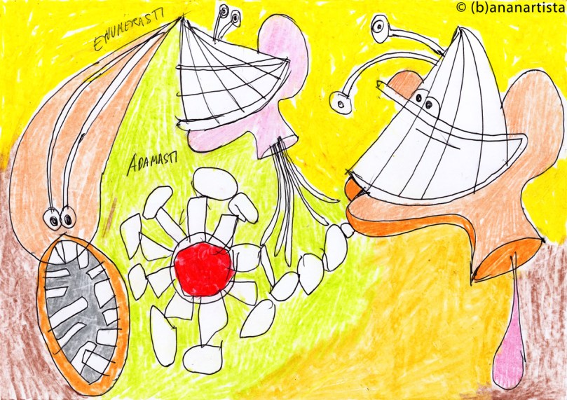 WHEEL OF FORTUNE collage by (b)ananartista sbuff © 2015 all rights reserved