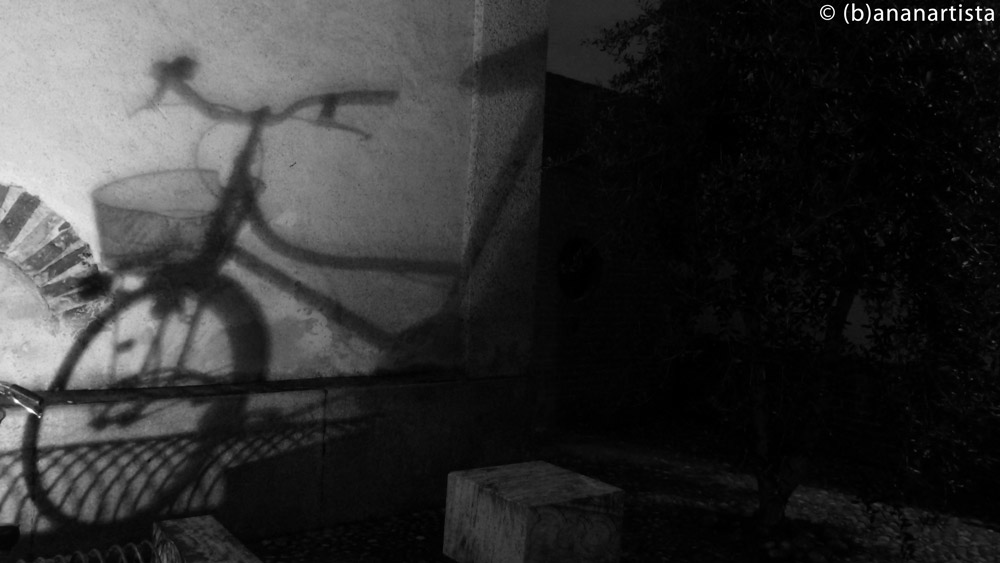 THE SHADOW OF THE BIKE still life photography by (b)ananartista sbuff © 2016 all rights reserved