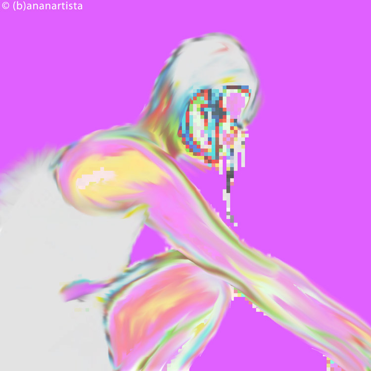 THE GIRL OF CHARLIE digital art by (b)ananartista sbuff © 2016 all rights reserved