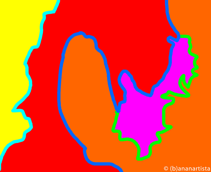 NAUGHTY VOLUPTUOUS HELEN digital art by (b)ananartista sbuff © 2016 all rights reserved