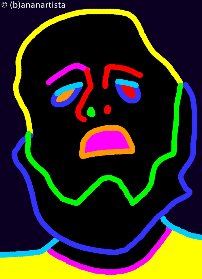 SOUL SCANNER digital art by (b)ananartista sbuff © 2016 all rights reserved