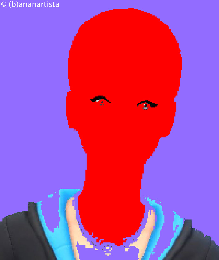 CHIC LADY SIMULATION digital art by (b)ananartista sbuff © 2016 all rights reserved