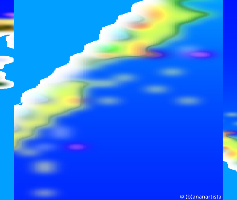 AURORA BOREALIS abstract digital art by (b)ananartista sbuff © 2016 all rights reserved