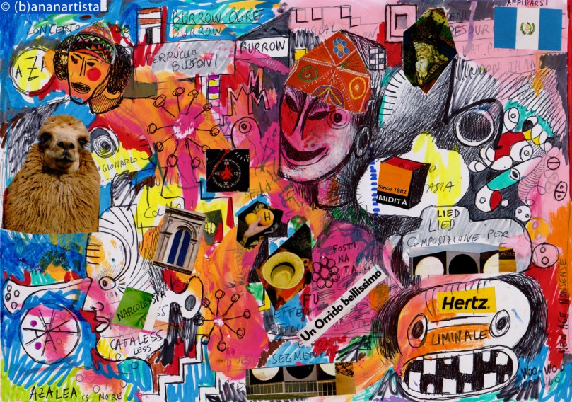 RULES FOR A MUSICAL COMPOSITION collage art by (b)ananartista sbuff © 2016 all rights reserved