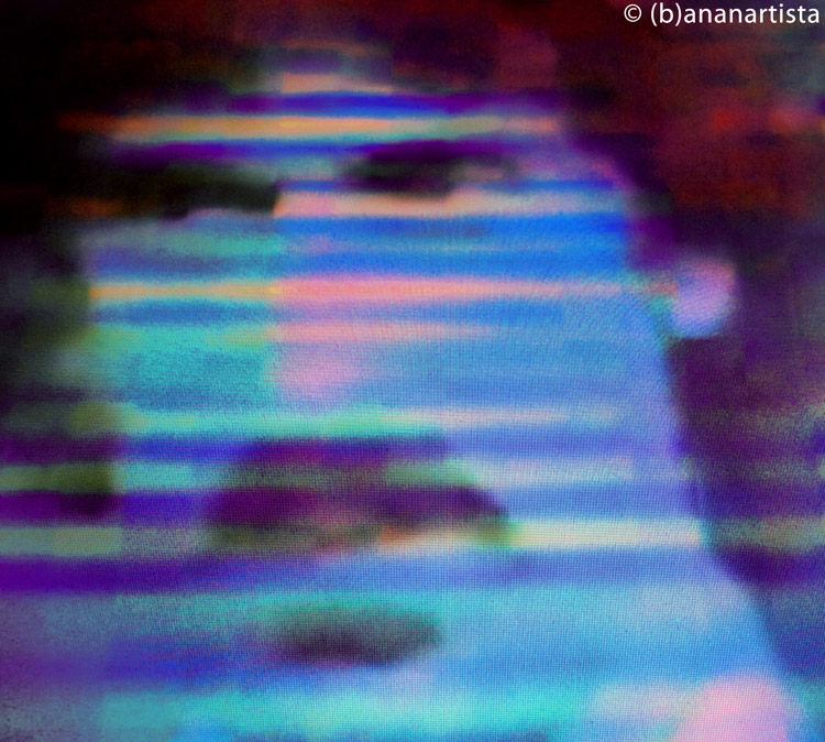 PORTRAIT OF FRANK ZAPPA glitch photography by (b)ananartista sbuff © 2016 all rights reserved