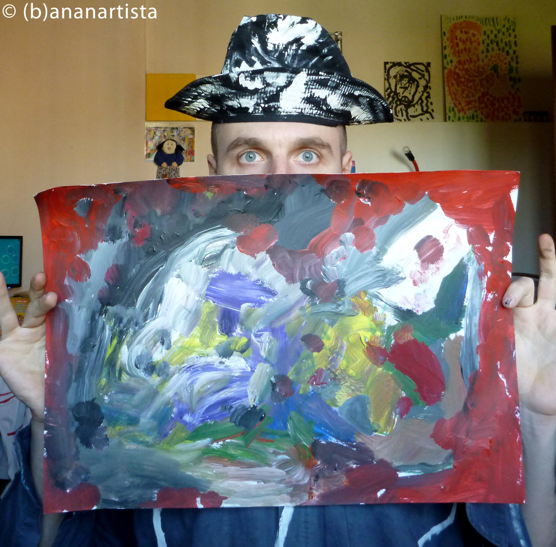 THE MOTHER OF ALL THINGS abstract painting by (b)ananartista sbuff © 2016 all rights reserved