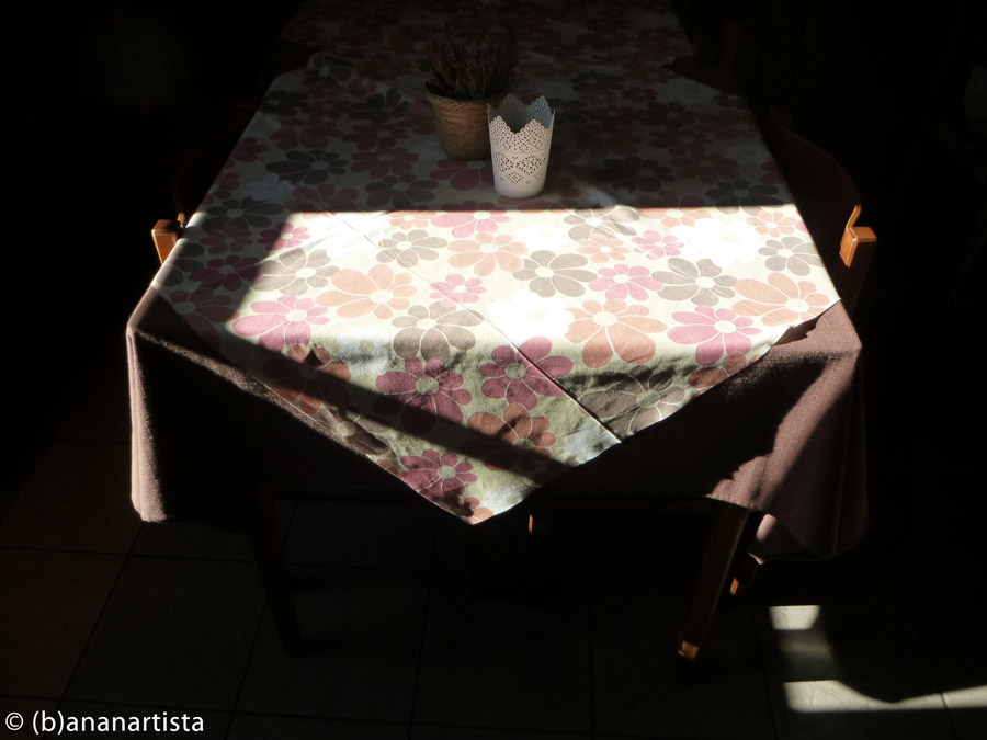 TAVOLA COLPITA DALLA LUCE still life photography by (b)ananartista sbuff © 2016 all rights reserved