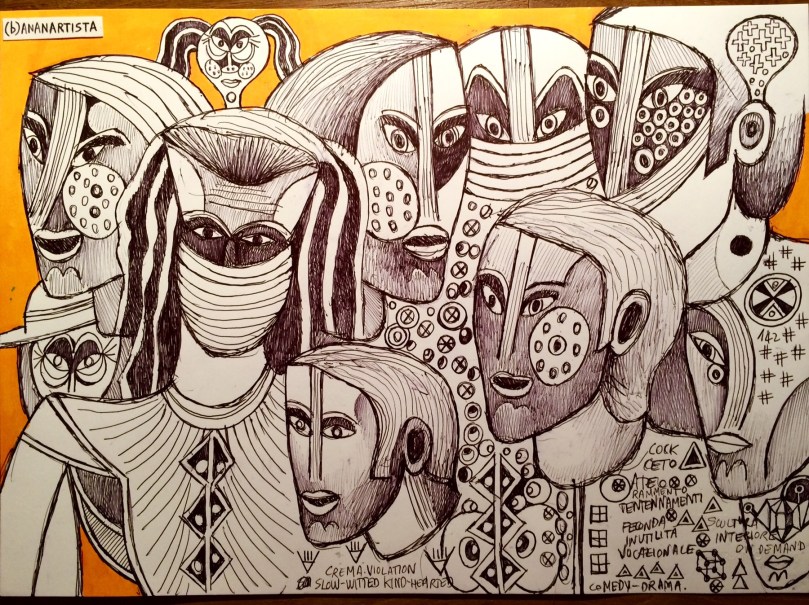 painting of (b)ananartista