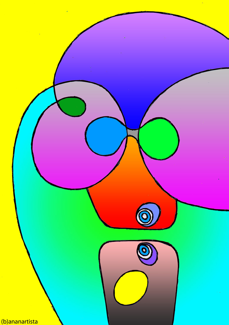 omega null point tunnel noosphere: abstract artwork by (b)ananartista sbuff