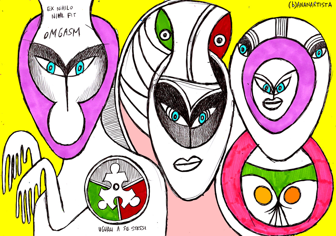 ex nihilo nihil fit: painting by (b)ananartista sbuff