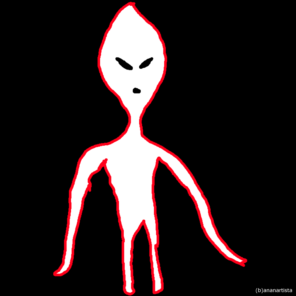 Alien: digital painting by (b)ananartista sbuff