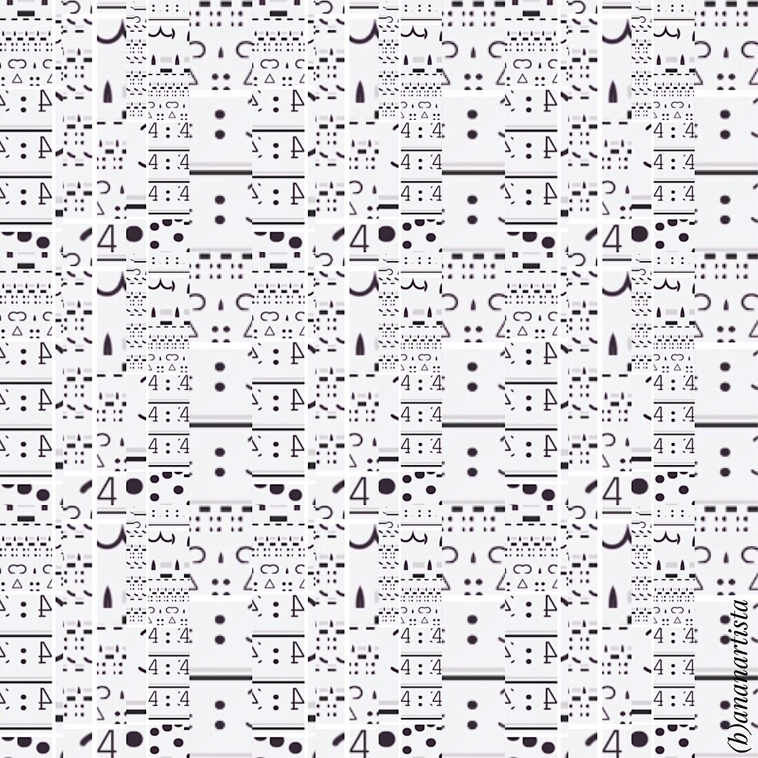 normalità bovina: digital minimal art by (b)ananartista sbuff