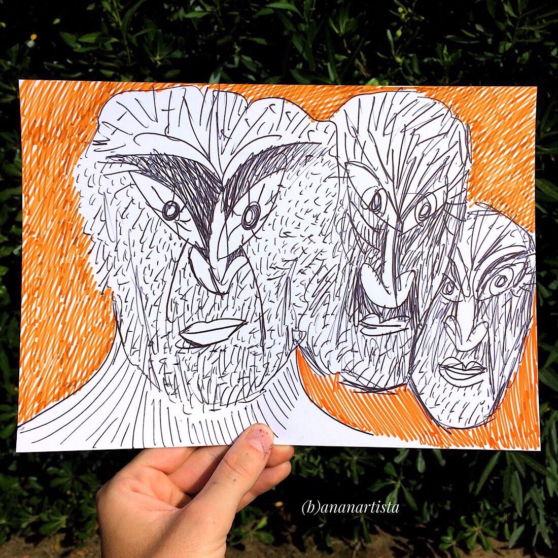 rapimento del cuore e dei sensi: pittura di (b)ananartista sbuff