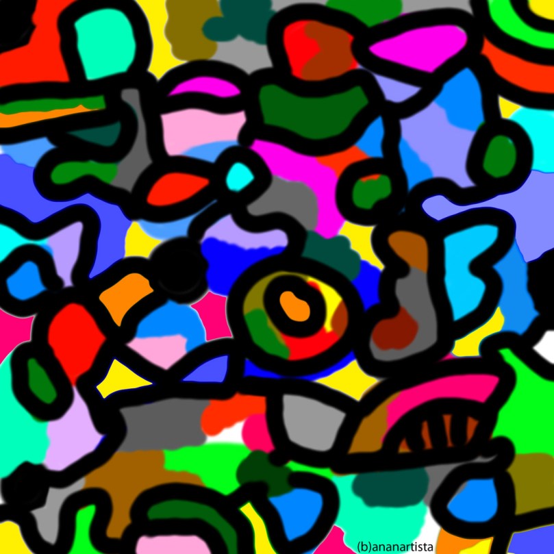 alambicco nel deserto di atacama in cile: digital outsider painting art by (b)ananartista sbuff