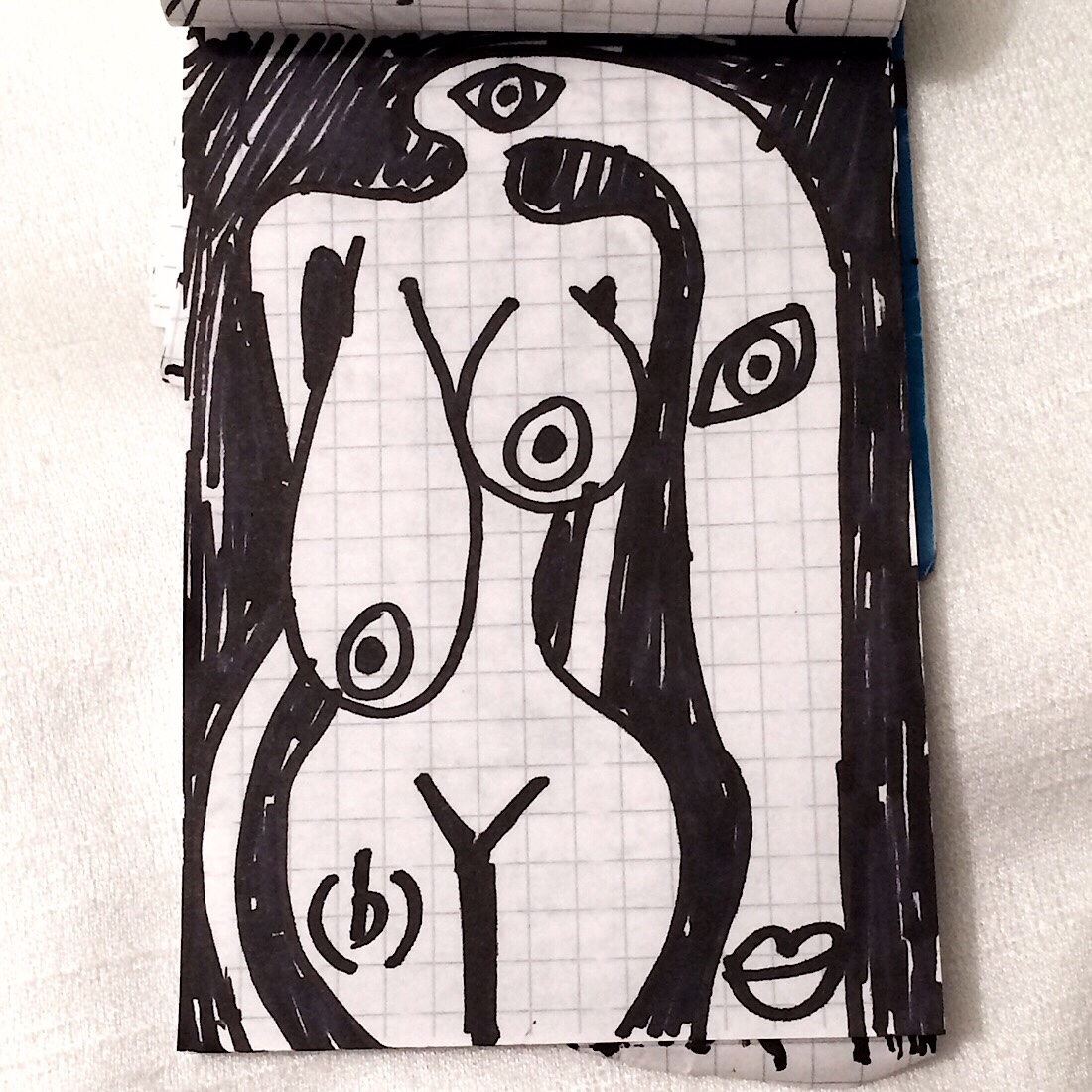 asymmetric nude by (b)ananartista sbuff