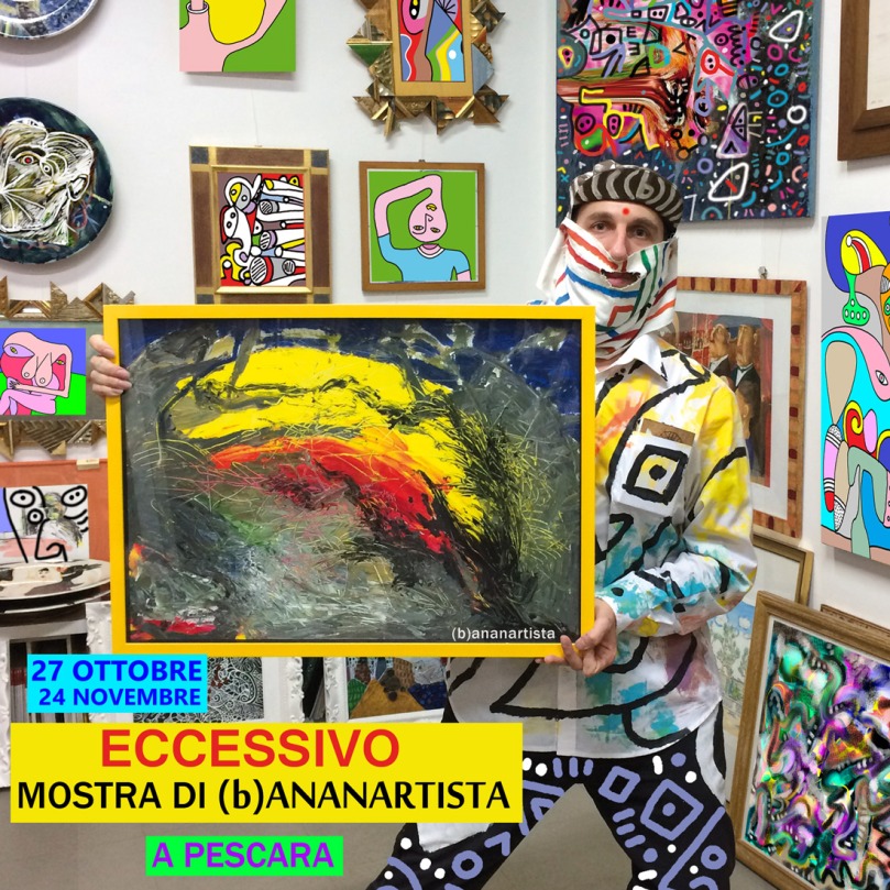 Eccessivo mostra di quadri e disegni a pescara alla galleria rosanna d'adamo il 27 ottobre 2018 