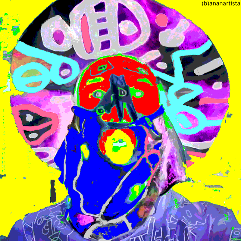 selfie scream: animation self portrait by (b)ananartista sbuff