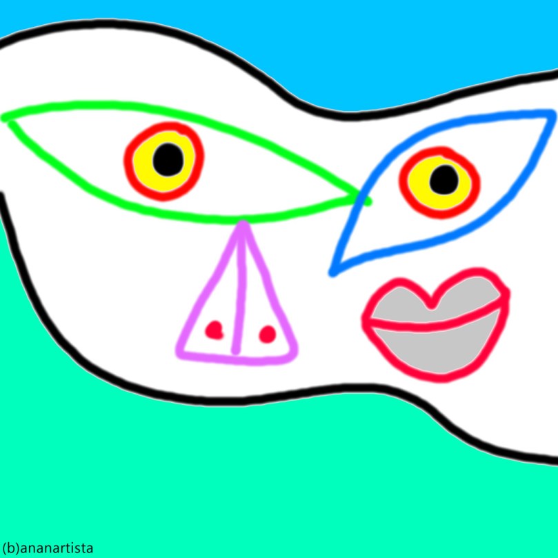 Astronave Umana proveniente dallo spazio: digital painting art by (b)ananartista sbuff