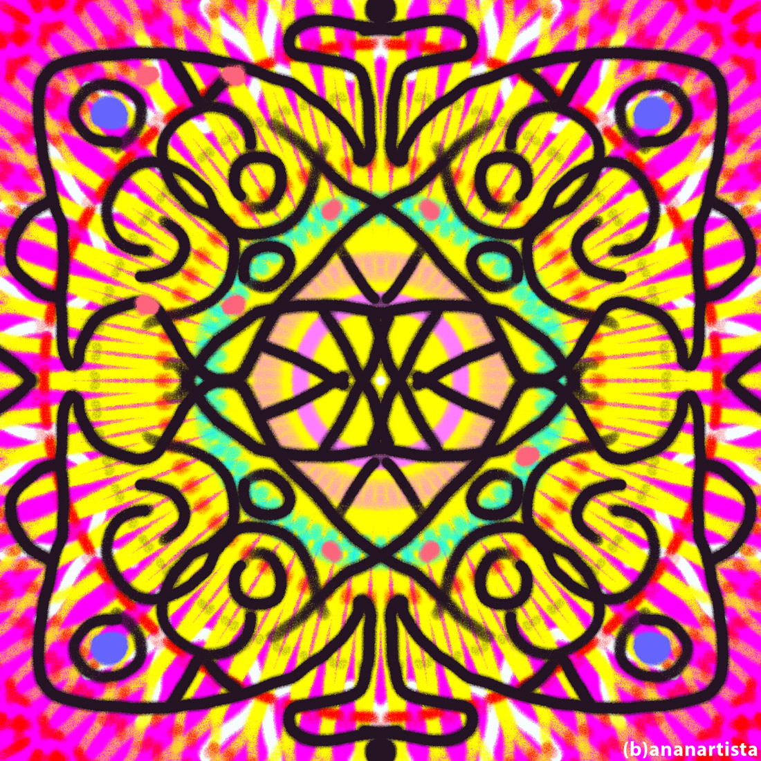 FARFALLONE: digital art by (b)ananartista sbuff